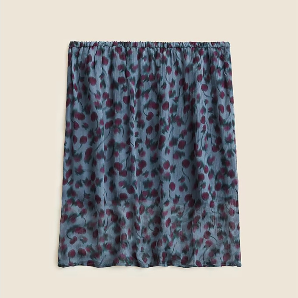 J Crew Gwen Layered Slip Skirt — Sheer Layered Skirt size medium
